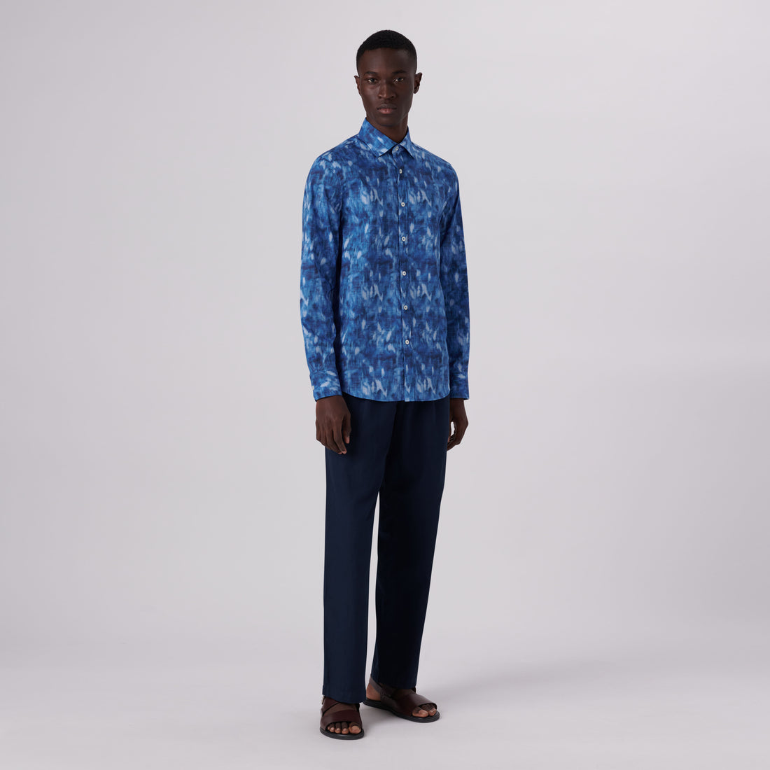 Julian Abstract Print Shirt