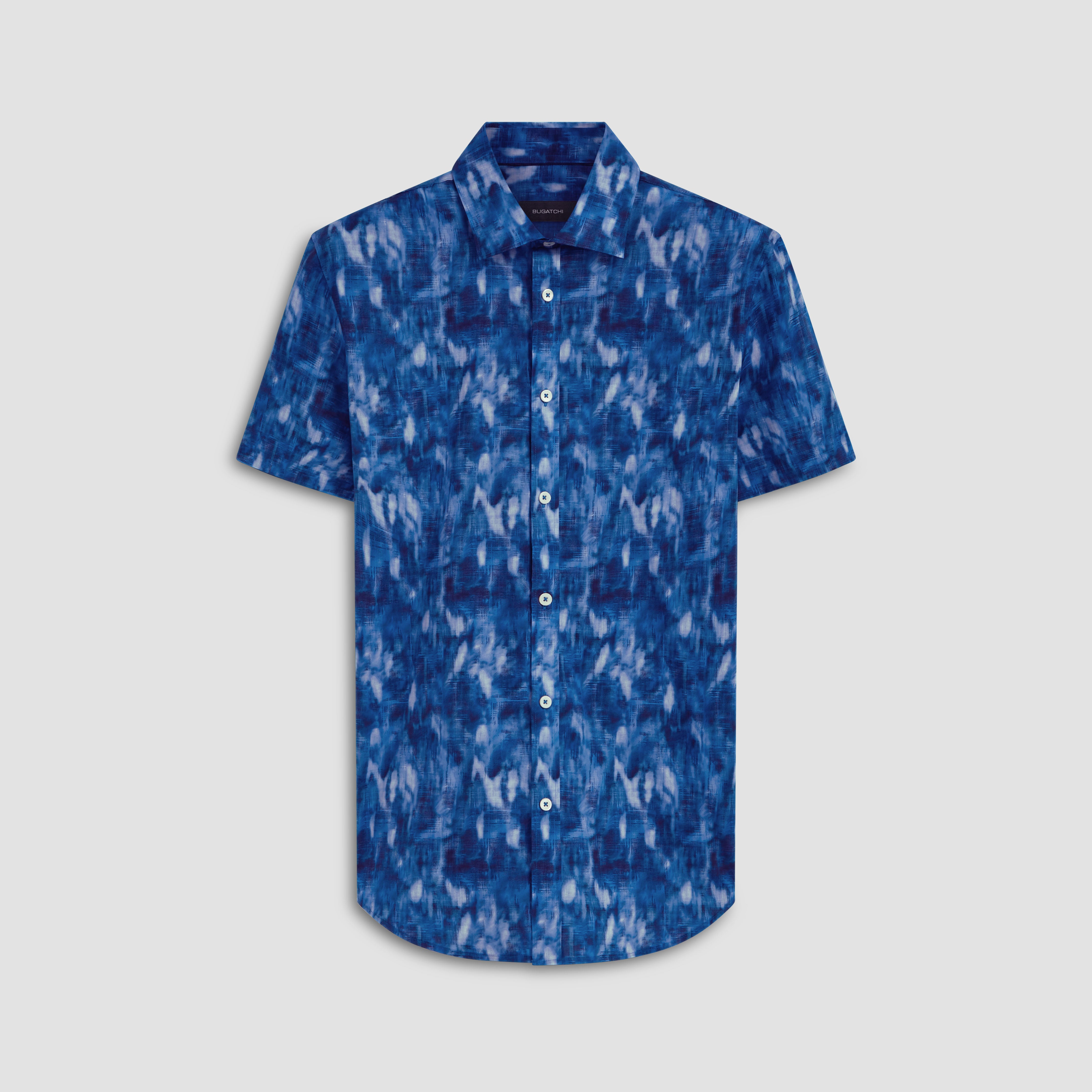 Orson Abstract Print Short Sleeve Shirt – BUGATCHI