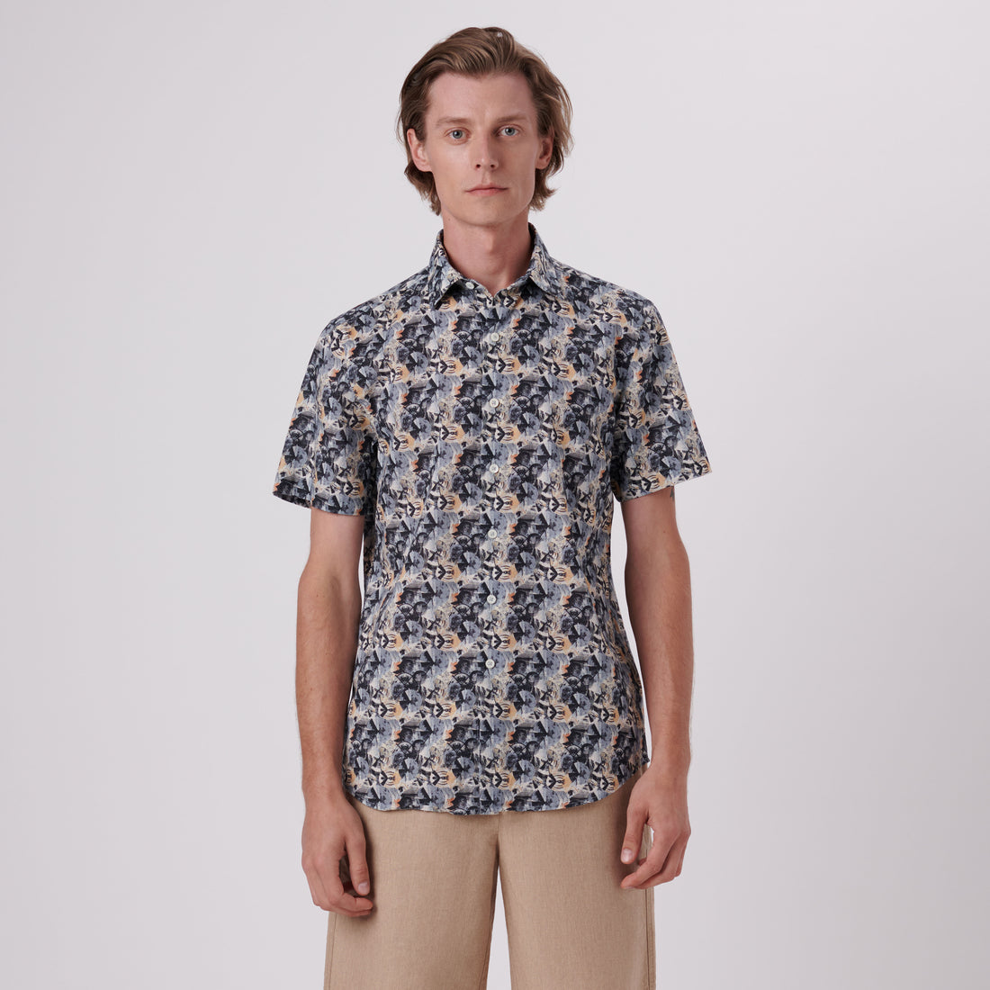 Orson Abstract Print Short Sleeve Shirt