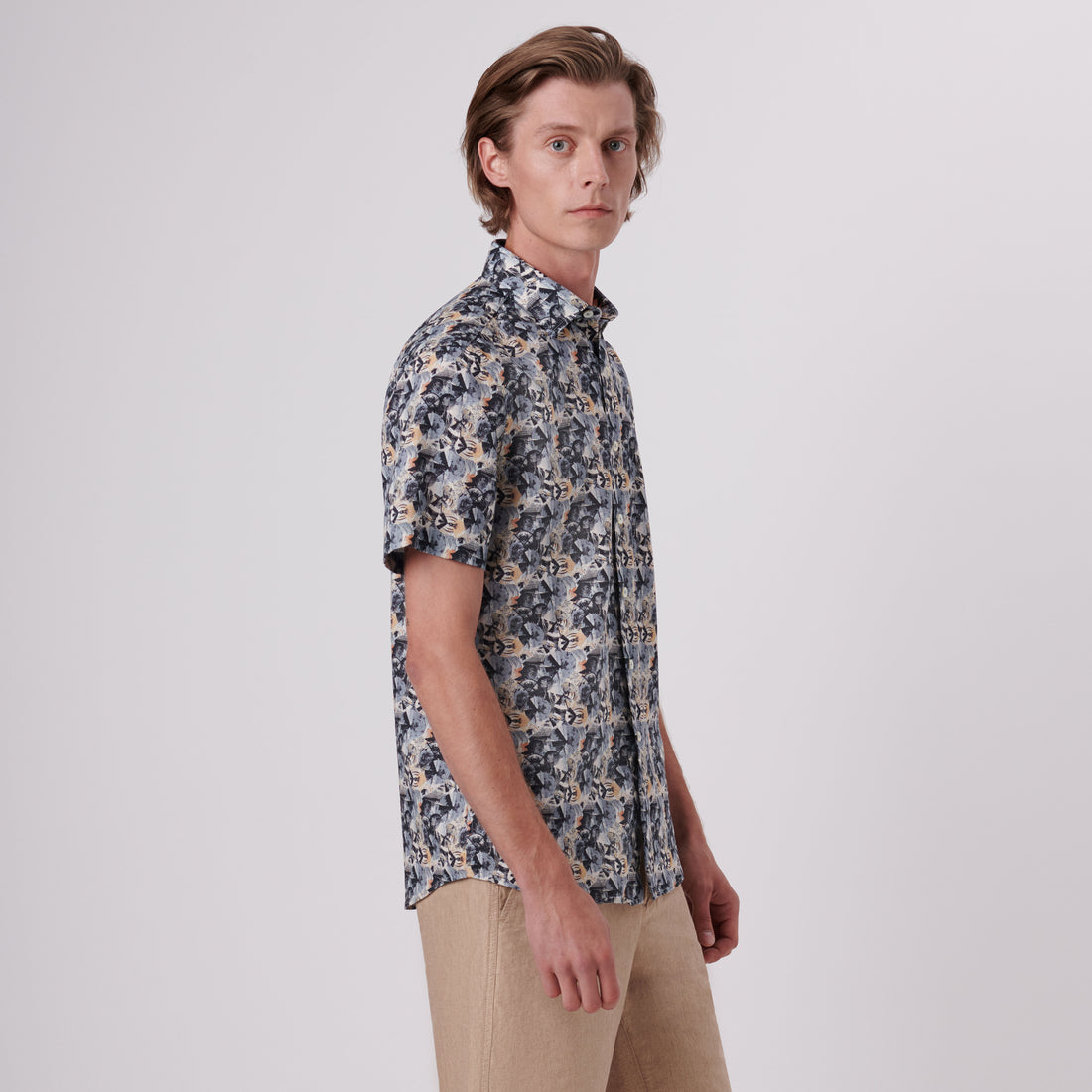 Orson Abstract Print Short Sleeve Shirt