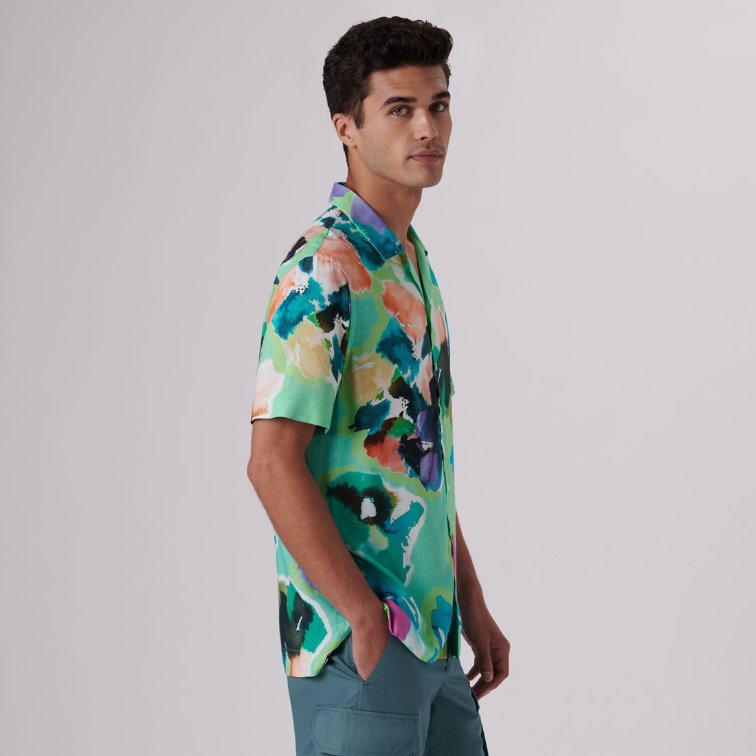 Jackson Abstract Print Short Sleeve Shirt