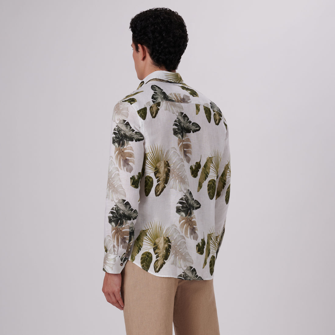 Julian Leaf Print Shirt