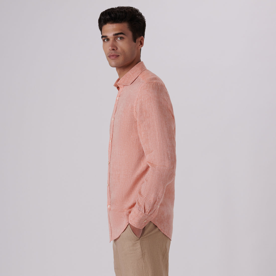 Axel Solid Linen Shirt