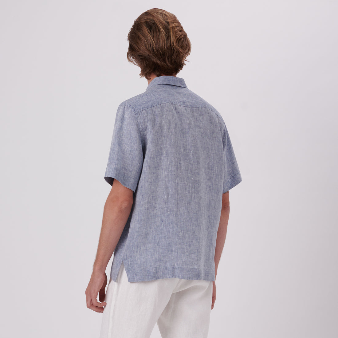 Jackson Solid Short Sleeve Linen Shirt