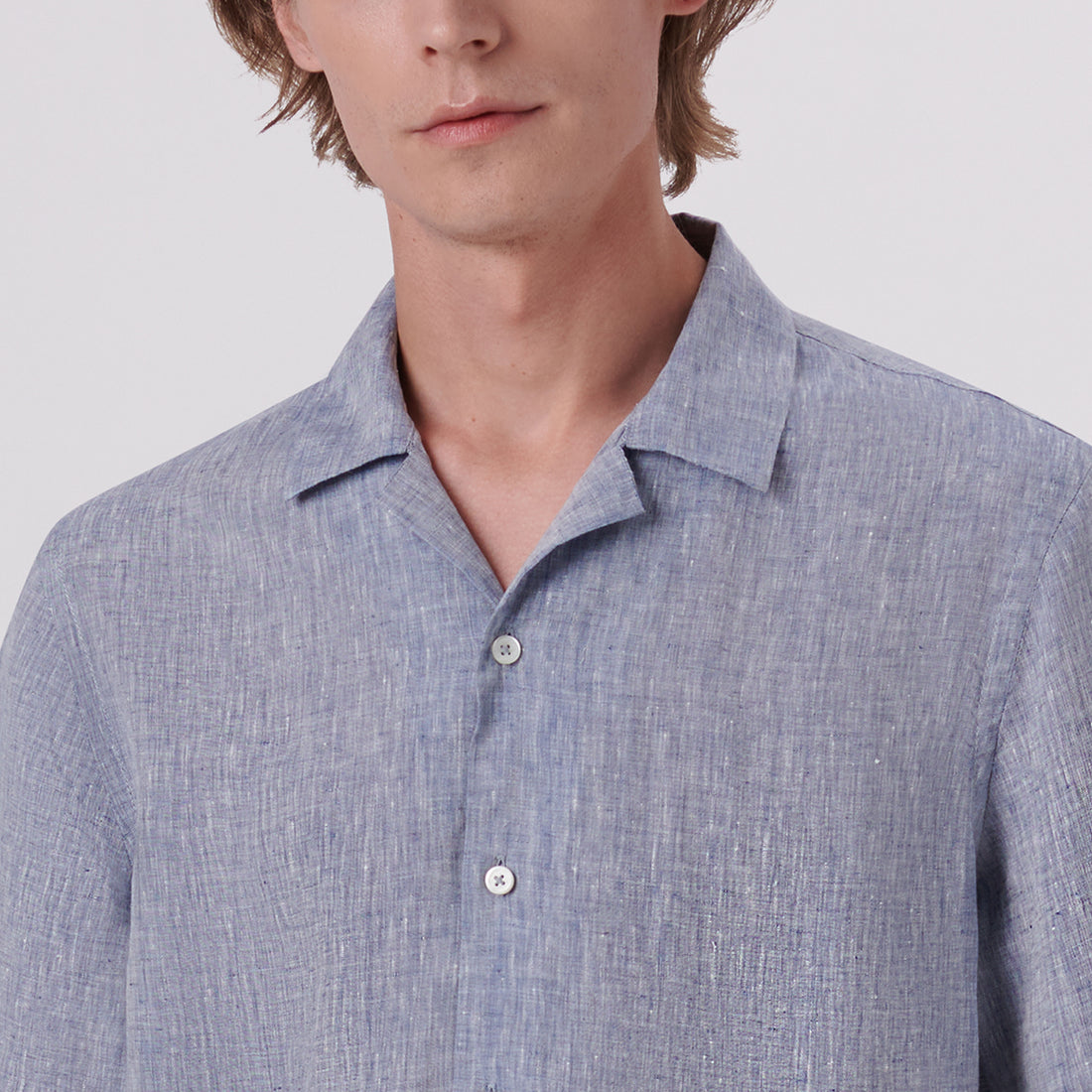 Jackson Solid Short Sleeve Linen Shirt