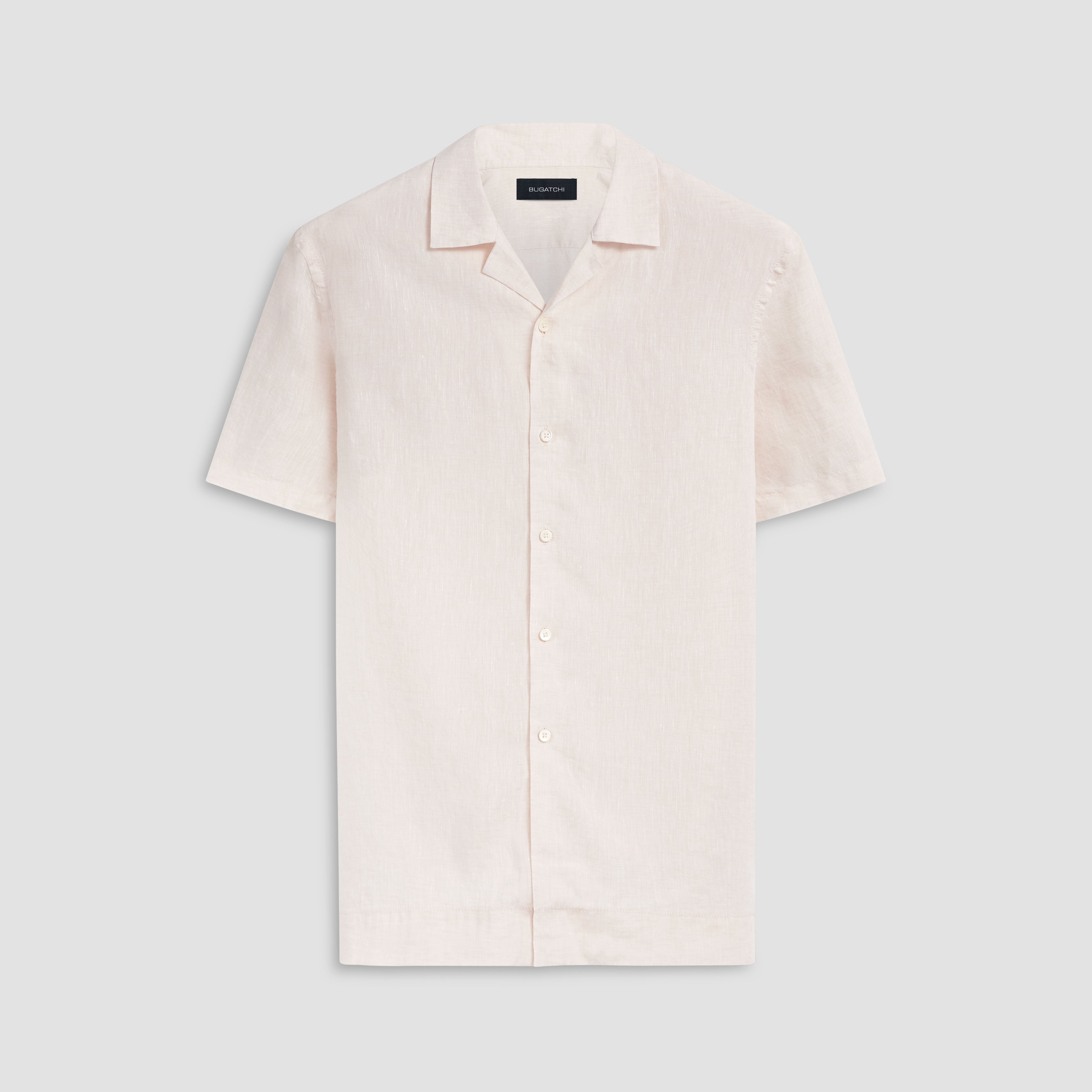 Jackson Solid Short Sleeve Linen Shirt – BUGATCHI