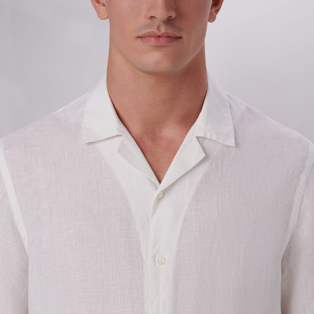 Jackson Solid Short Sleeve Linen Shirt