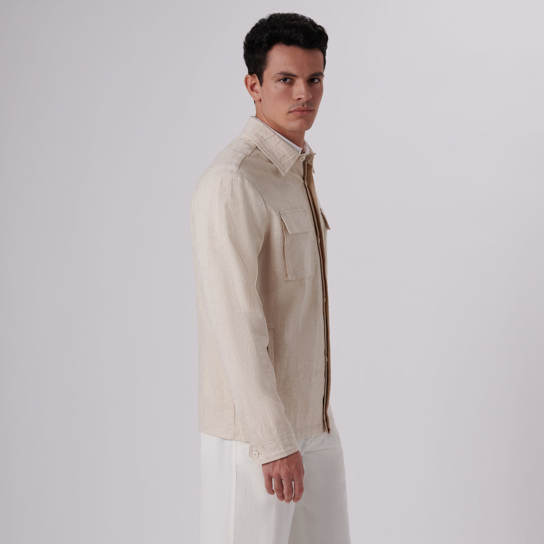 Linen Shirt Jacket