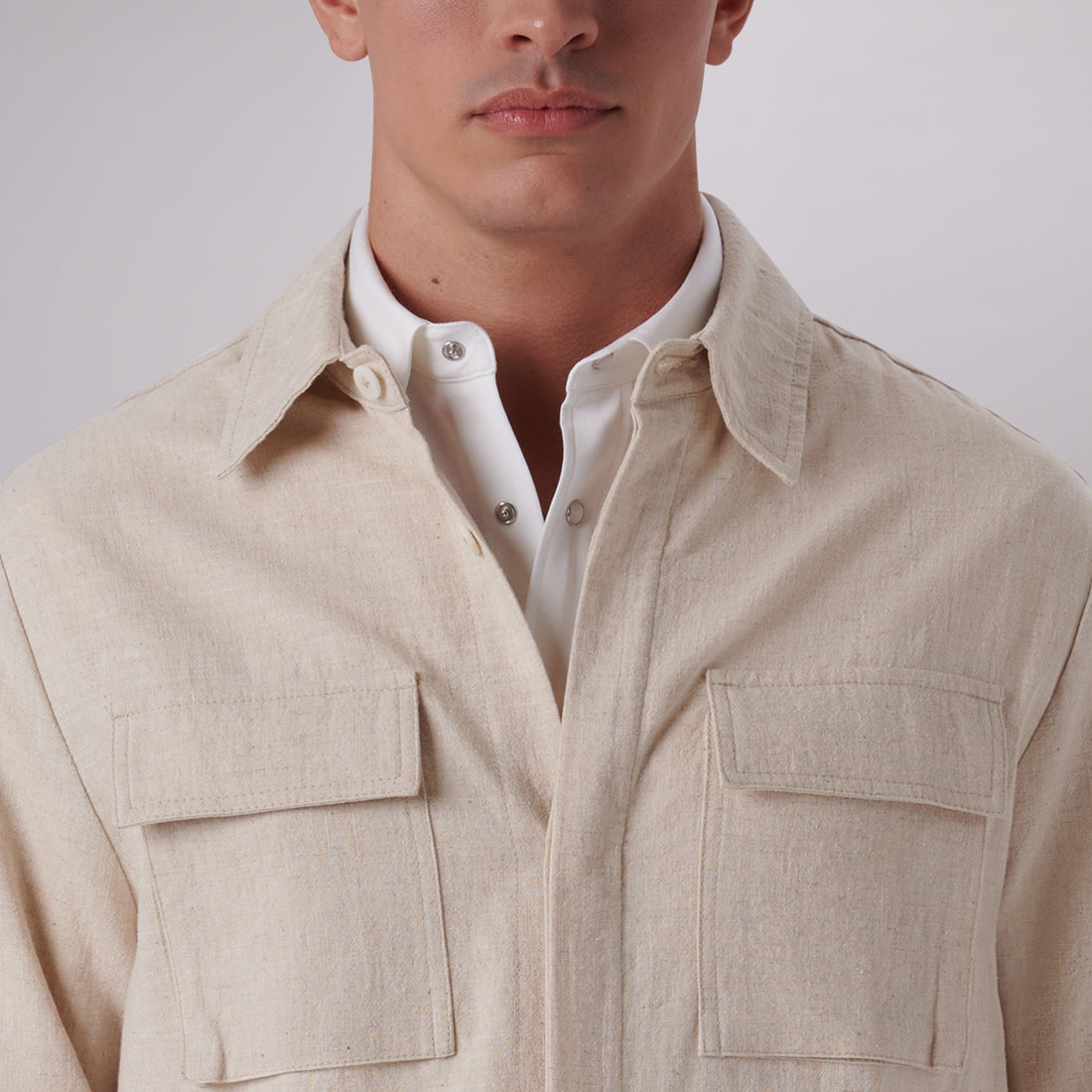 Linen Shirt Jacket