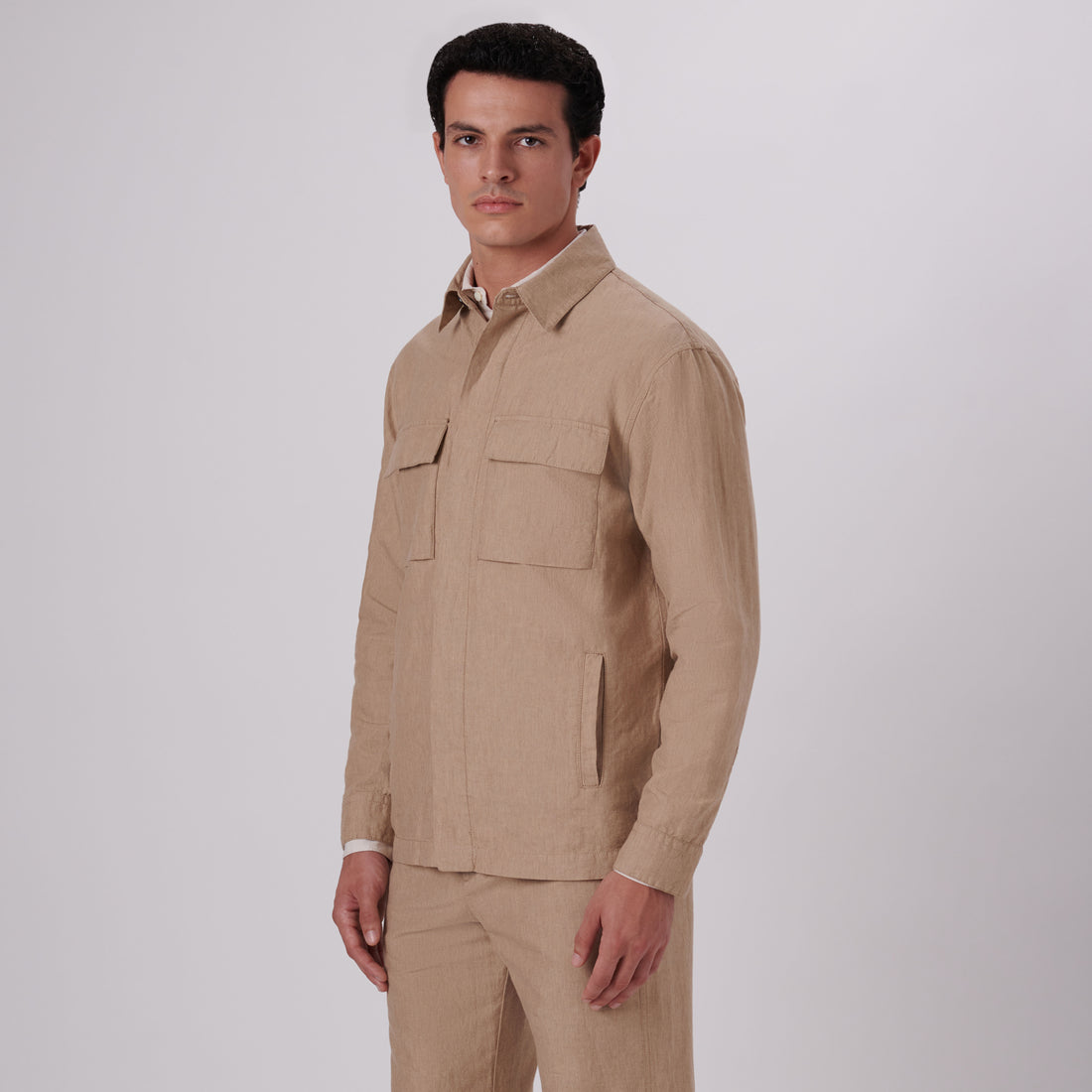 Linen Shirt Jacket