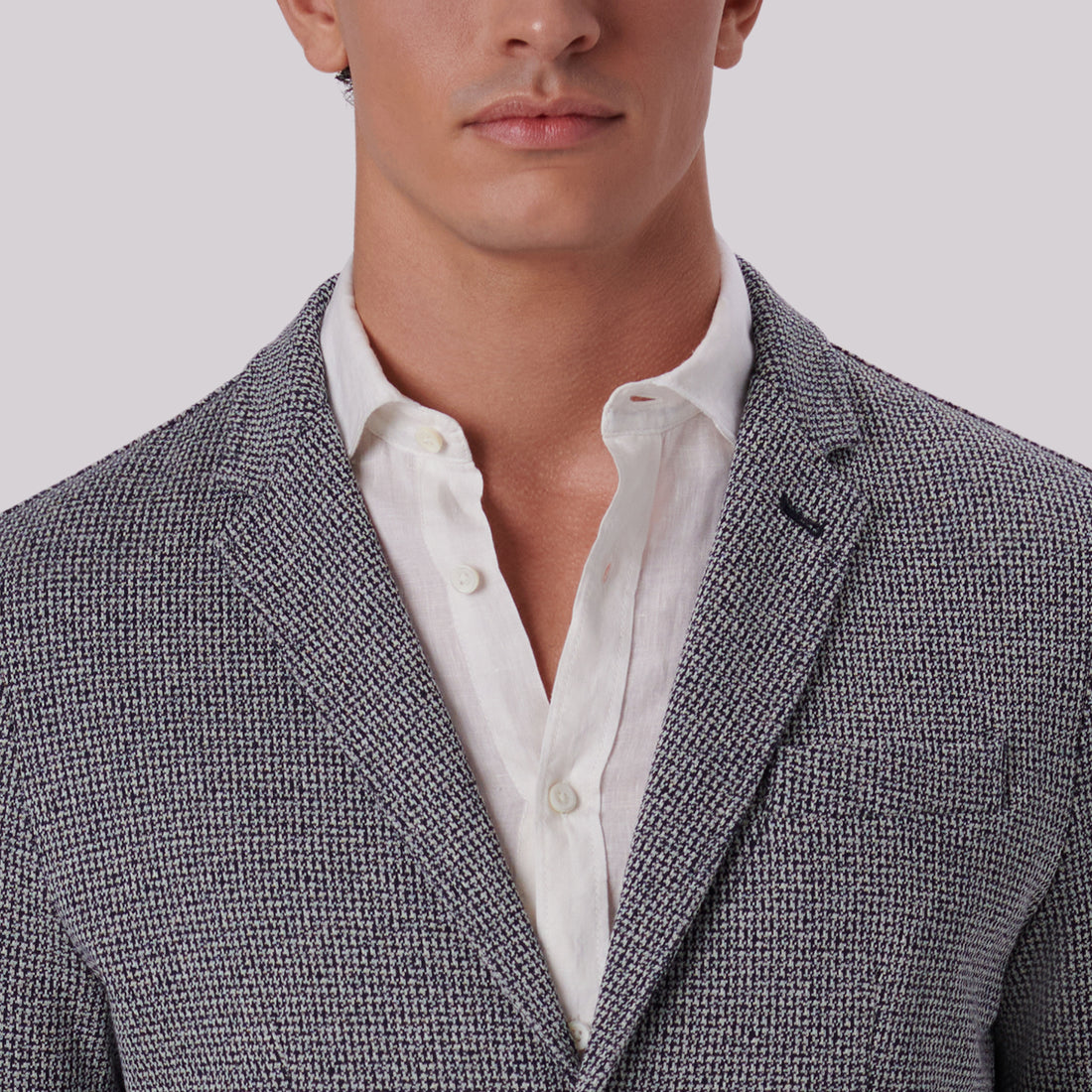 Hounds Tooth Two Button Blazer