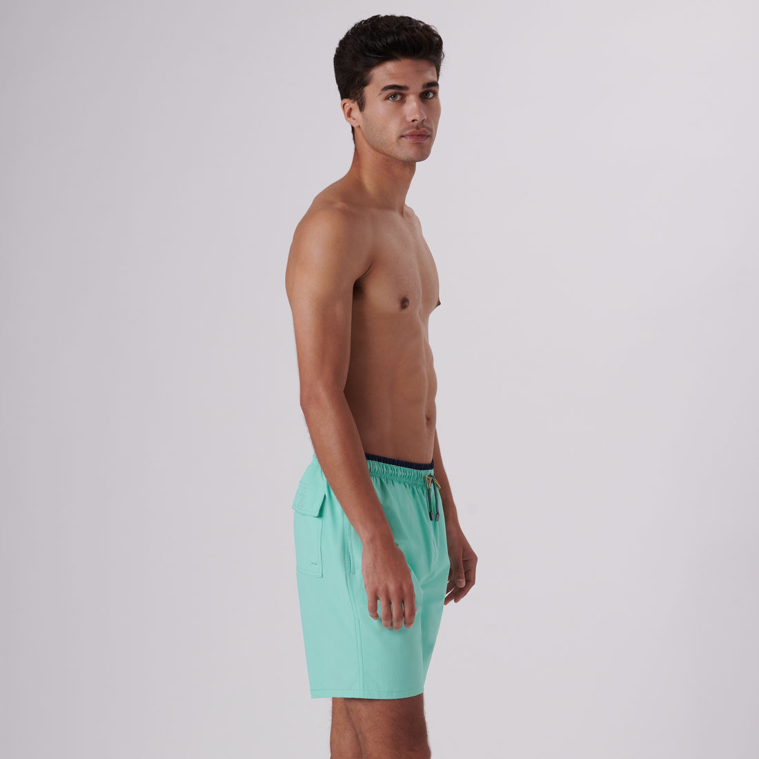 Quinn Solid Swim Trunks