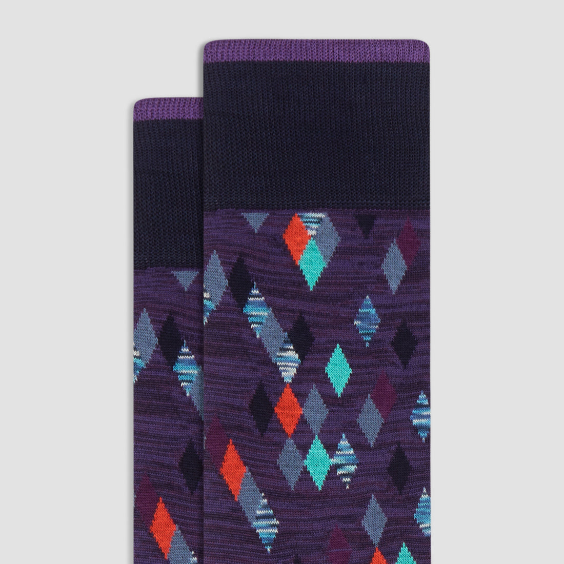 Argyle Mid-Calf Socks