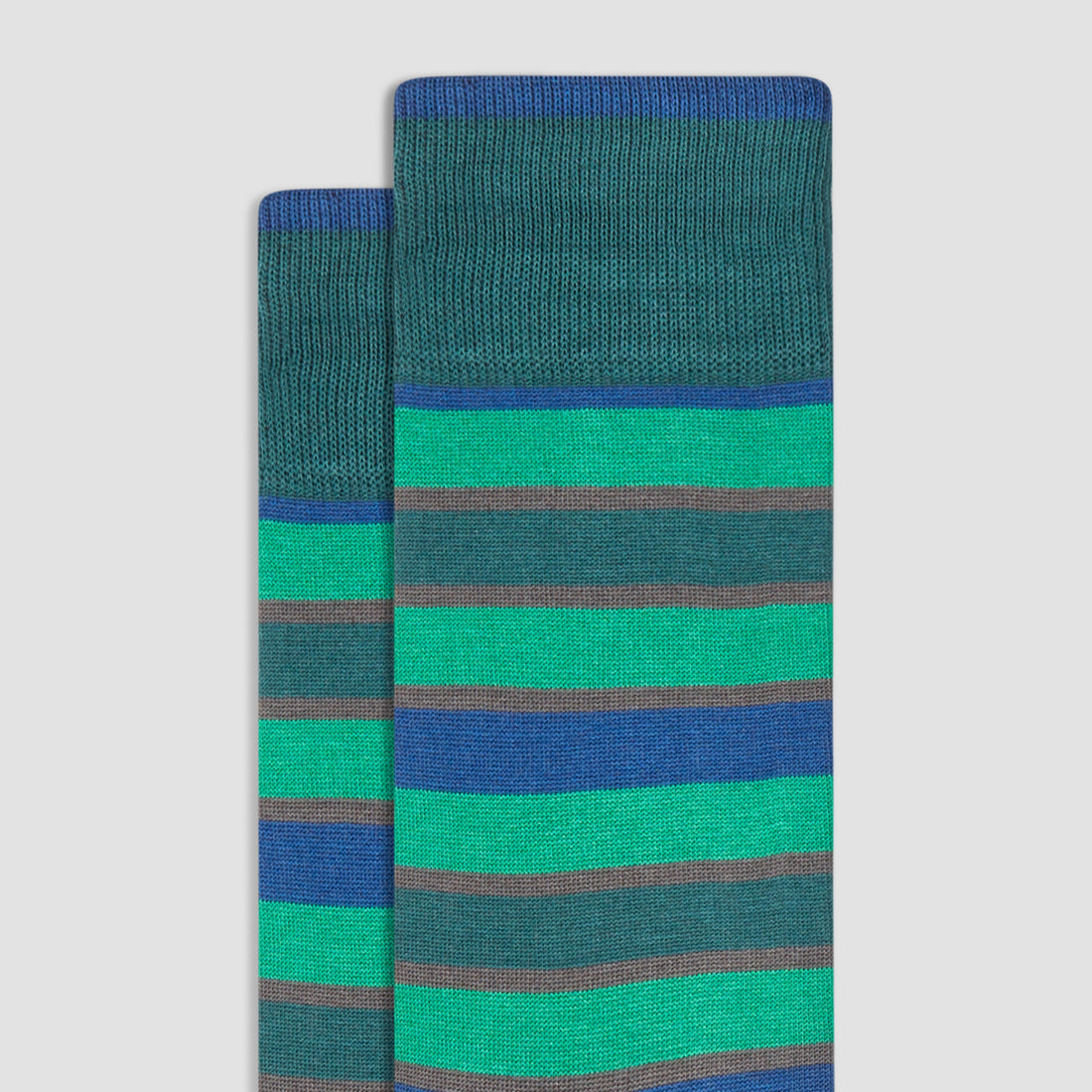 Striped Mid-Calf Socks