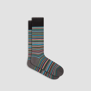 Striped Mid-Calf Socks