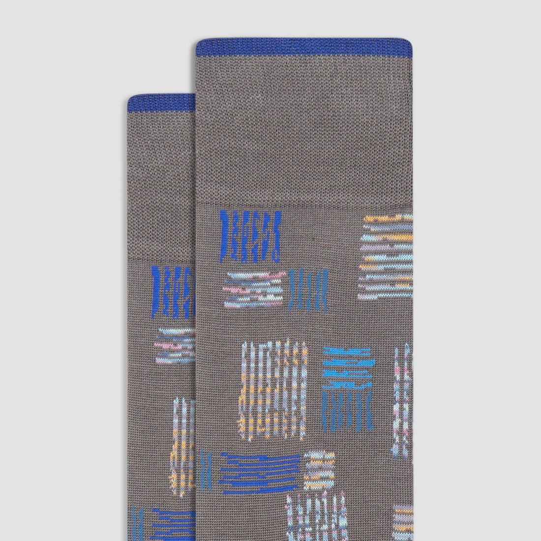 Abstract Mid-Calf Socks