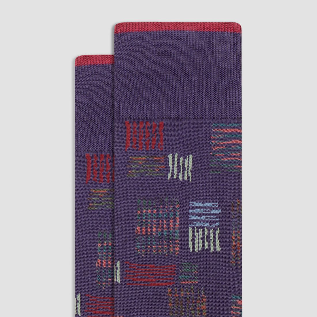 Abstract Mid-Calf Socks