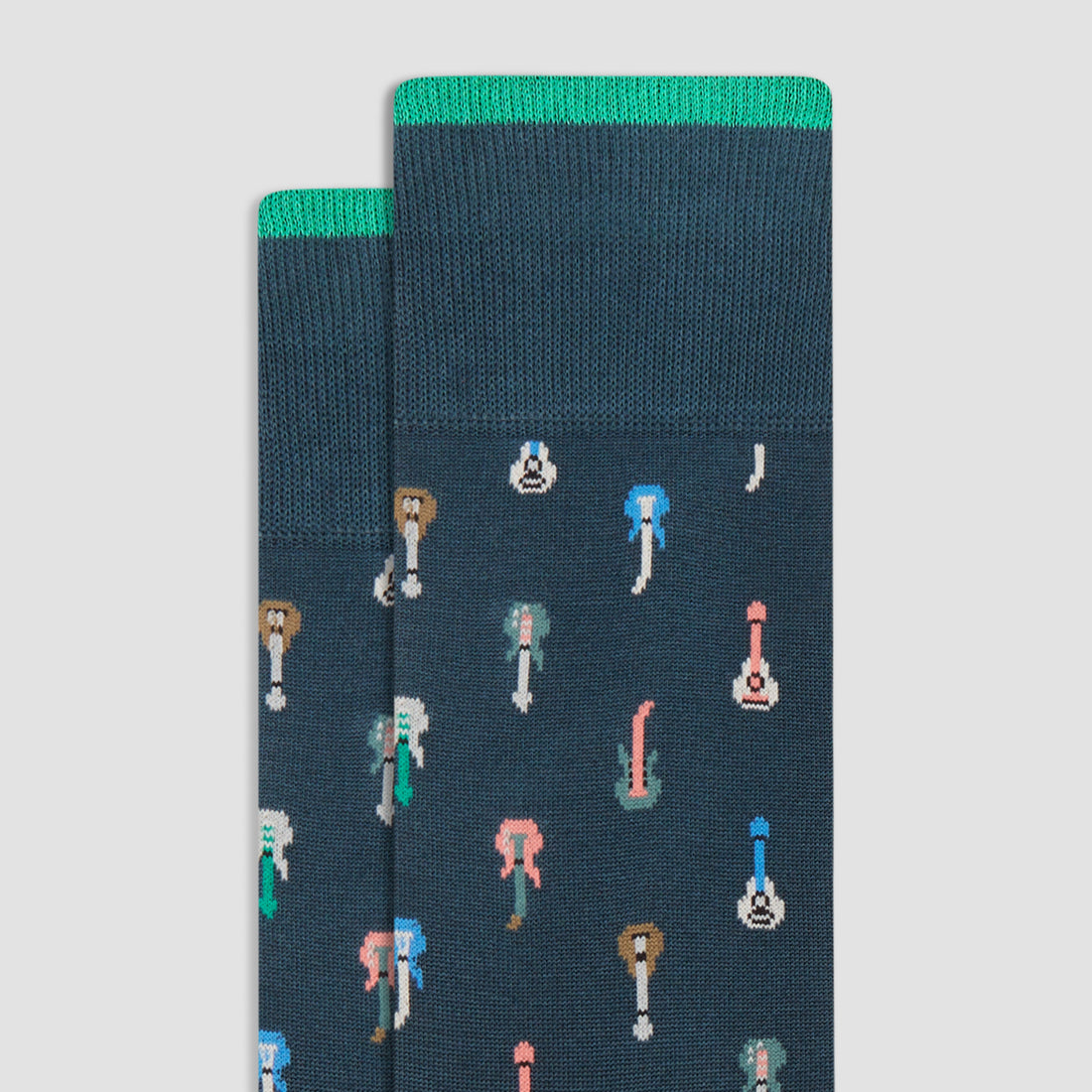 Guitars Mid-Calf Socks