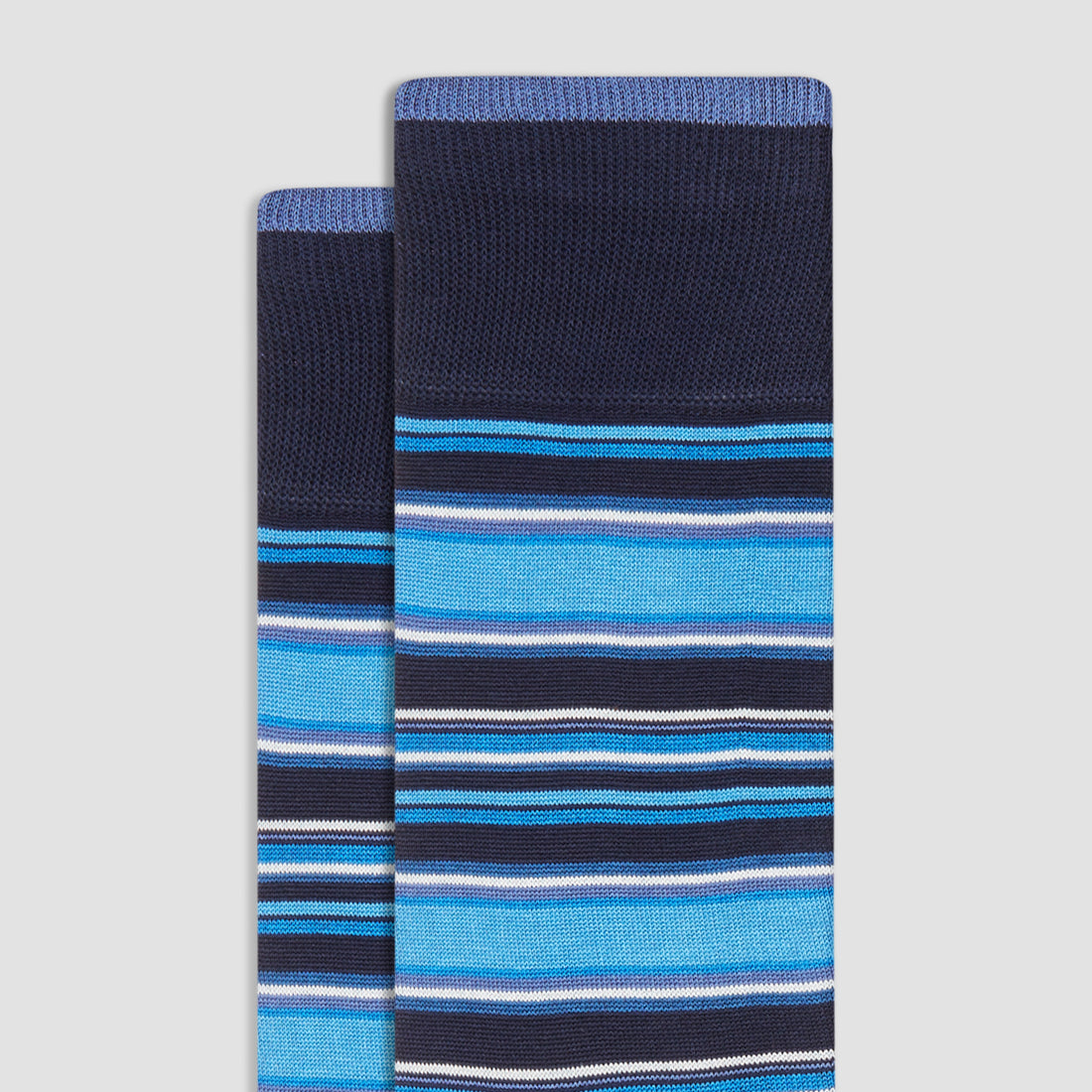 Striped Mid-Calf Socks