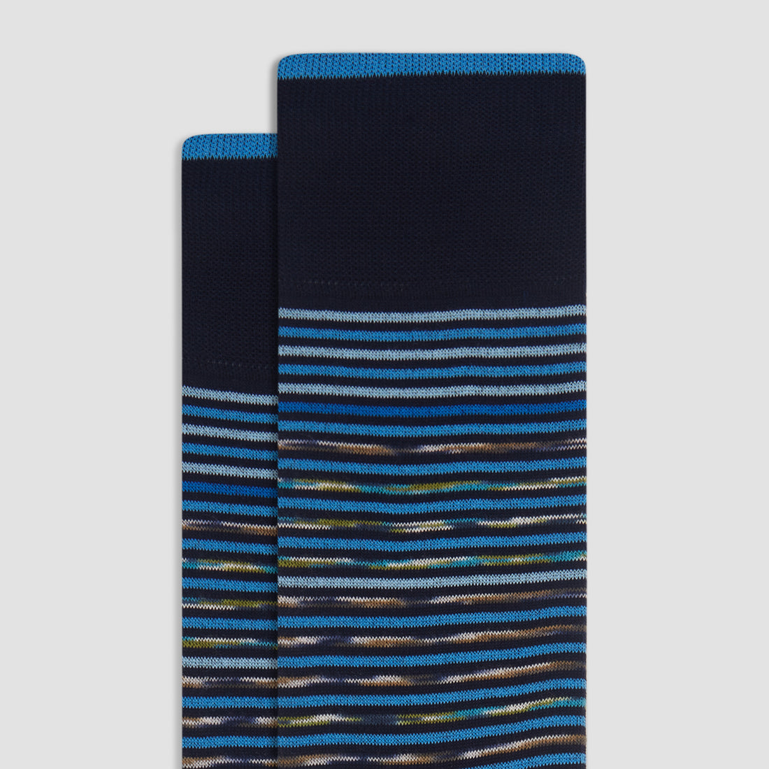 Striped Mid-Calf Socks