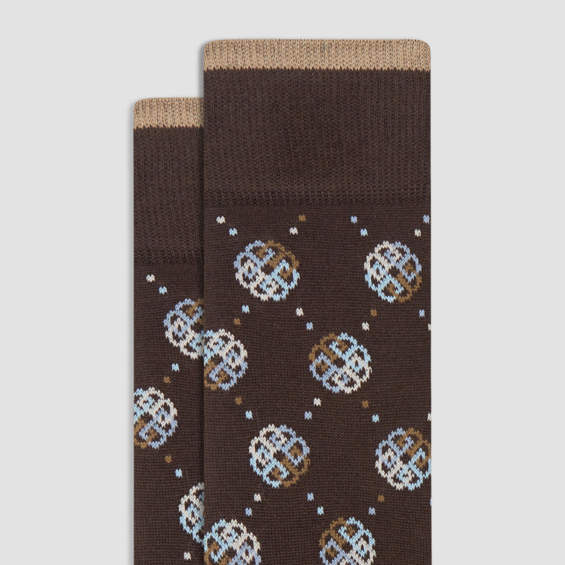 Geometric Mid-Calf Socks