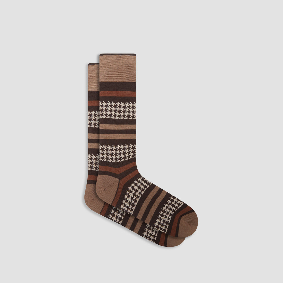 Hound's Tooth Mid-Calf Socks