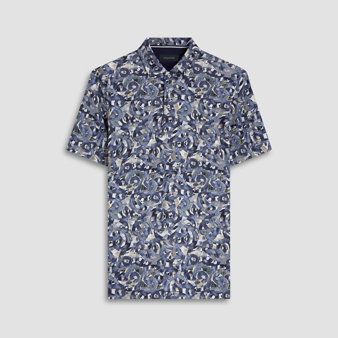 Hendrix Abstract Print Polo Shirt