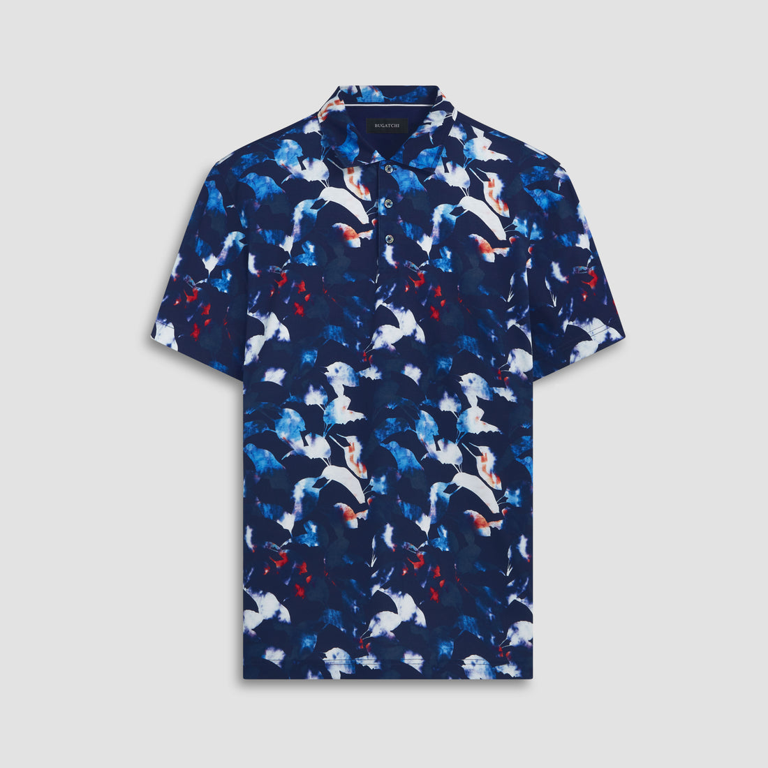 Hendrix Abstract Print Polo Shirt