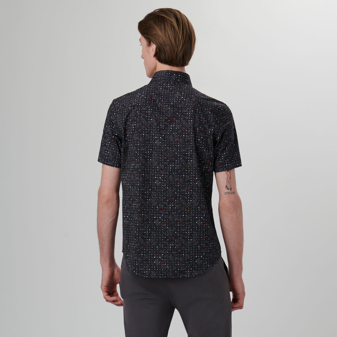 Miles Abstract OoohCotton Short Sleeve Shirt