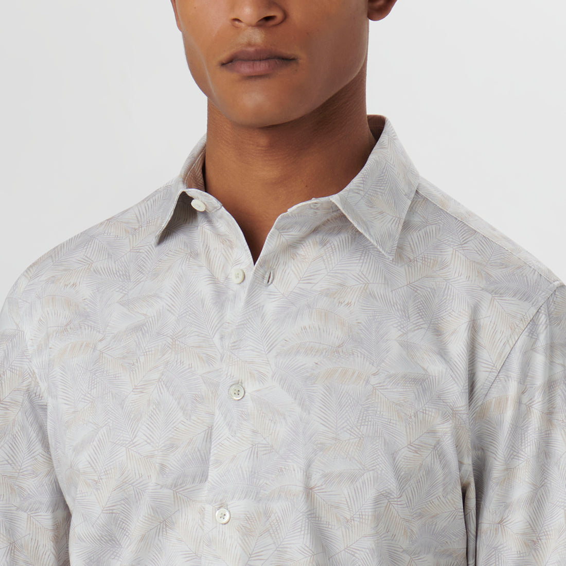 James Leaf Print OoohCotton Shirt