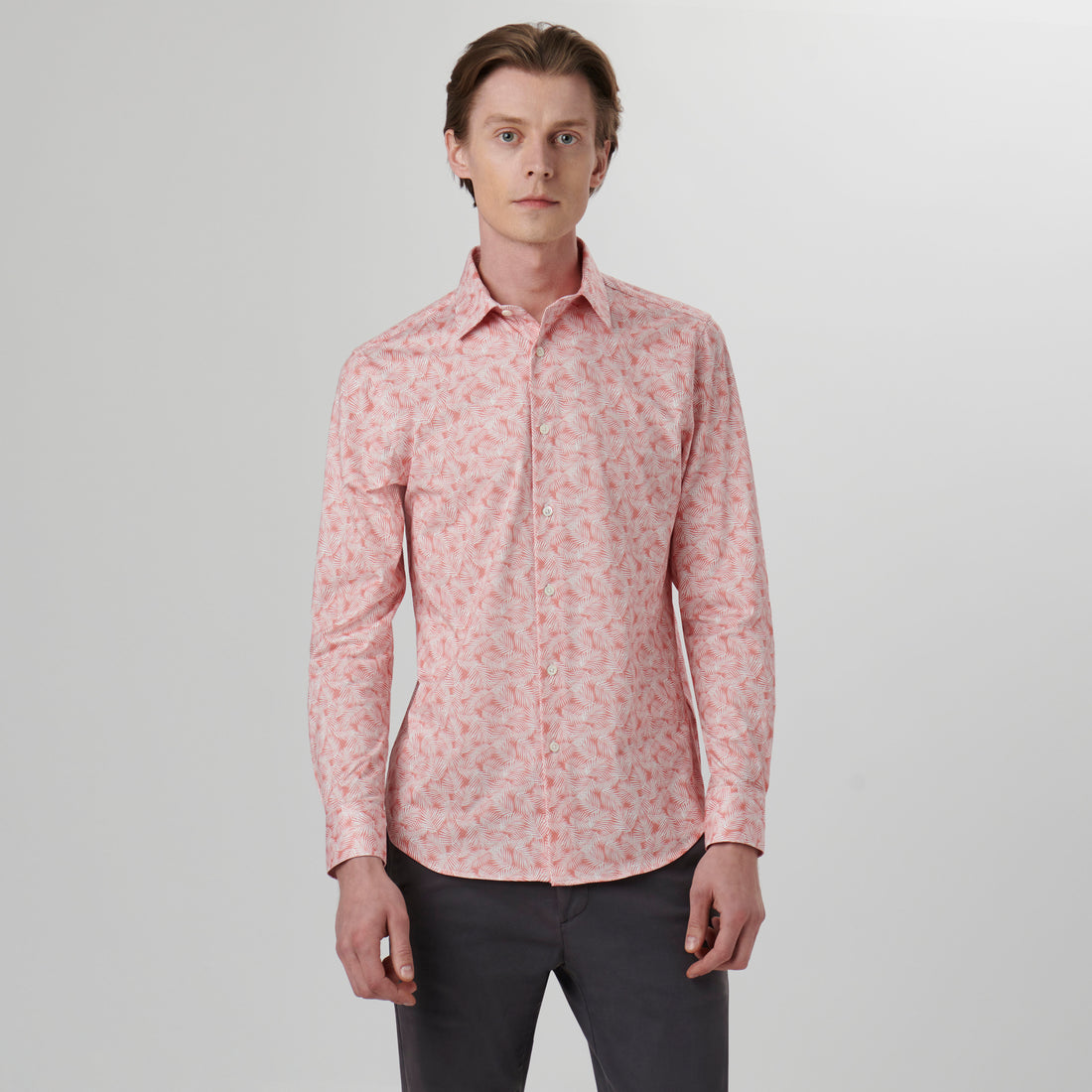 James Leaf Print OoohCotton Shirt