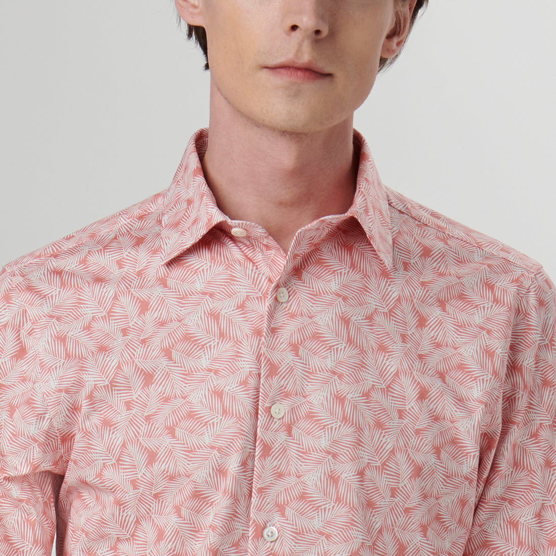 James Leaf Print OoohCotton Shirt