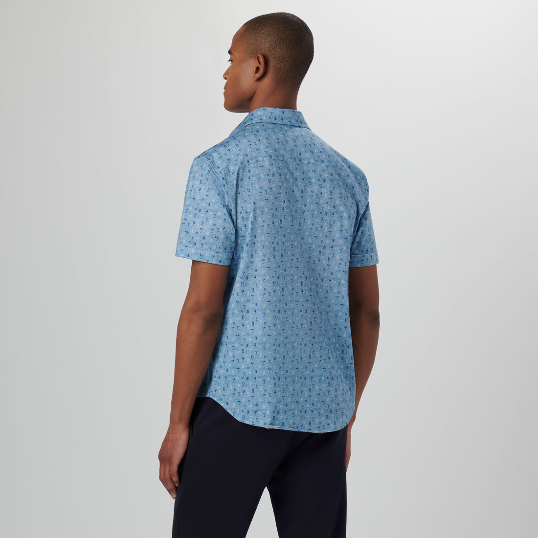 Miles Bar Drinks OoohCotton Short Sleeve Shirt