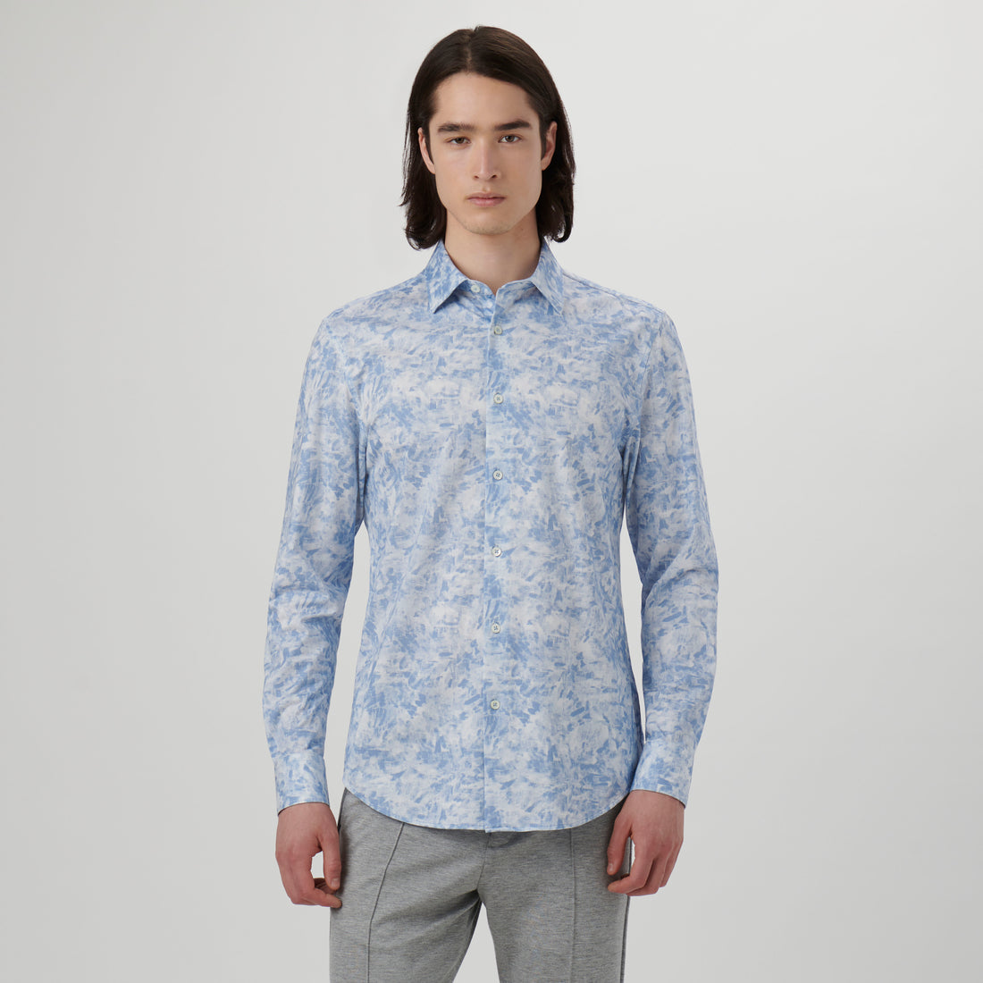 James Watercolor Print OoohCotton Shirt