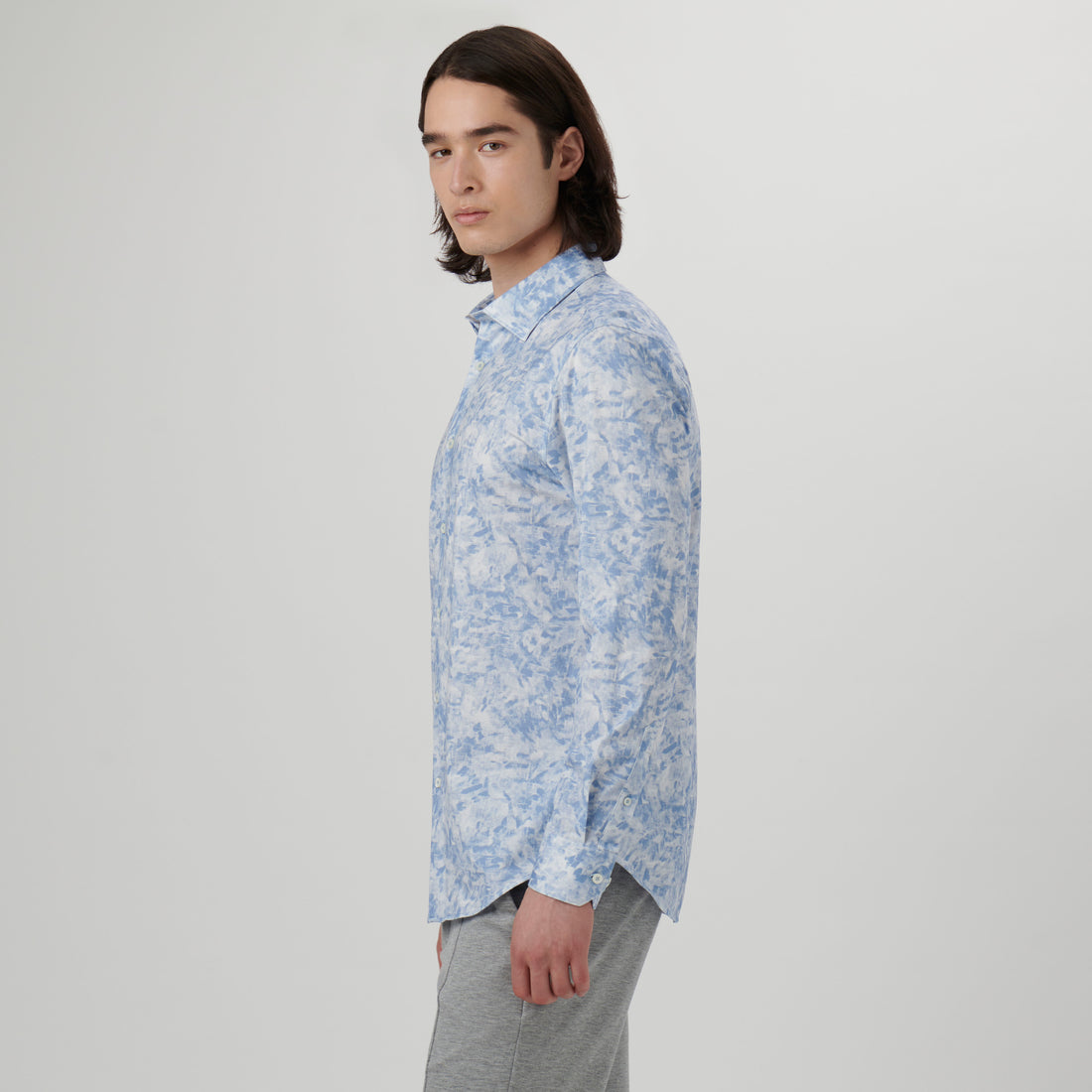 James Watercolor Print OoohCotton Shirt