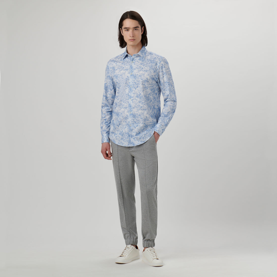 James Watercolor Print OoohCotton Shirt