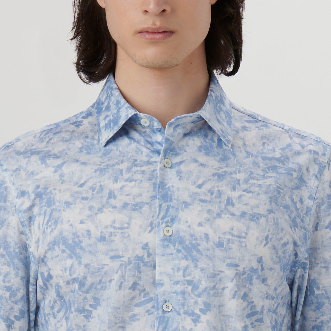 James Watercolor Print OoohCotton Shirt