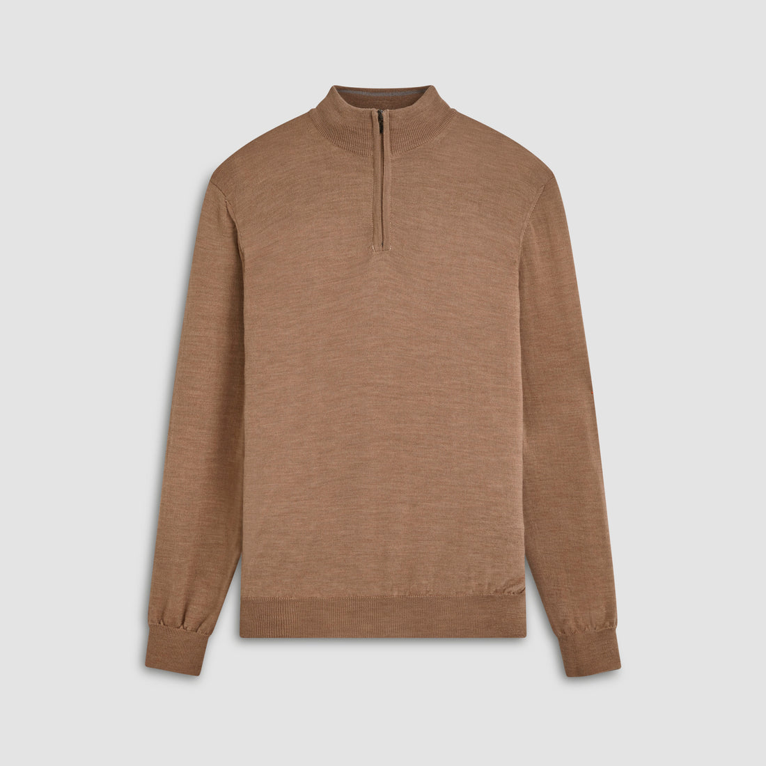 Super Merino Solid Quarter Zip Sweater