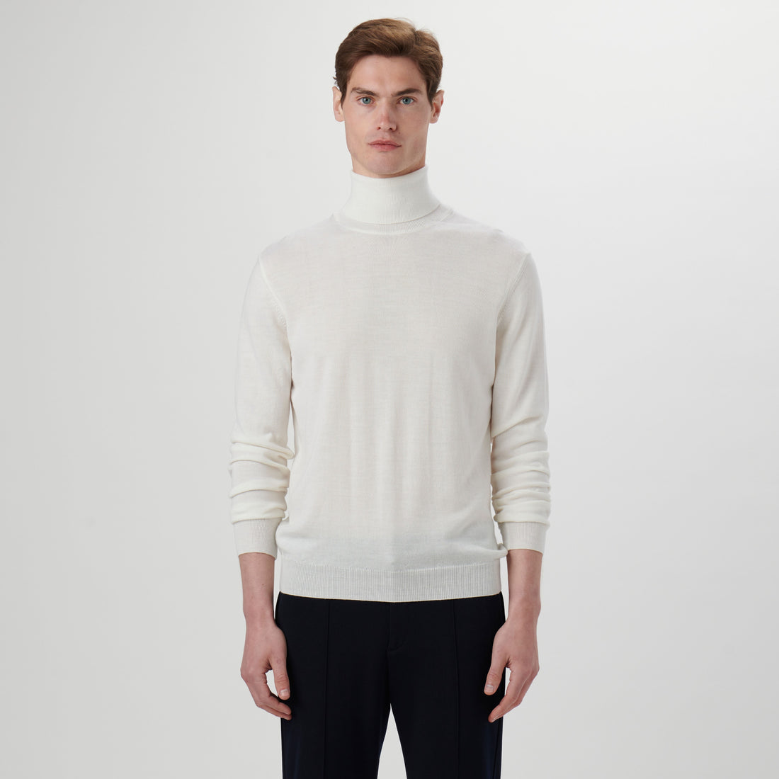 Super Merino Solid Turtleneck Sweater