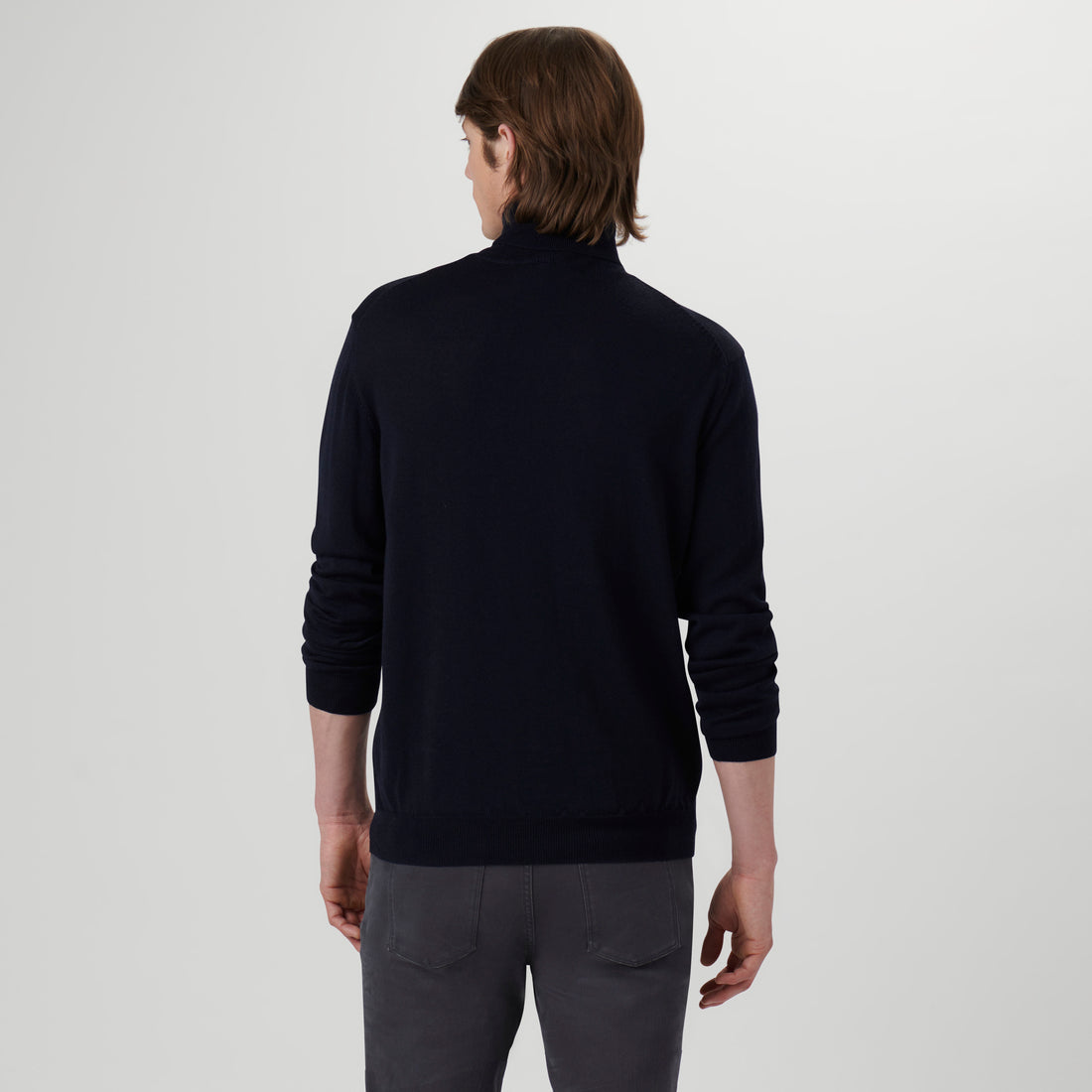 Super Merino Solid Turtleneck Sweater