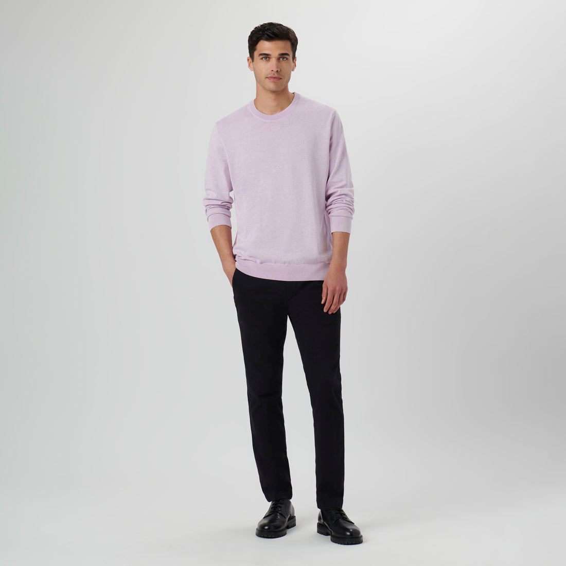 Melange Crew Neck Sweater