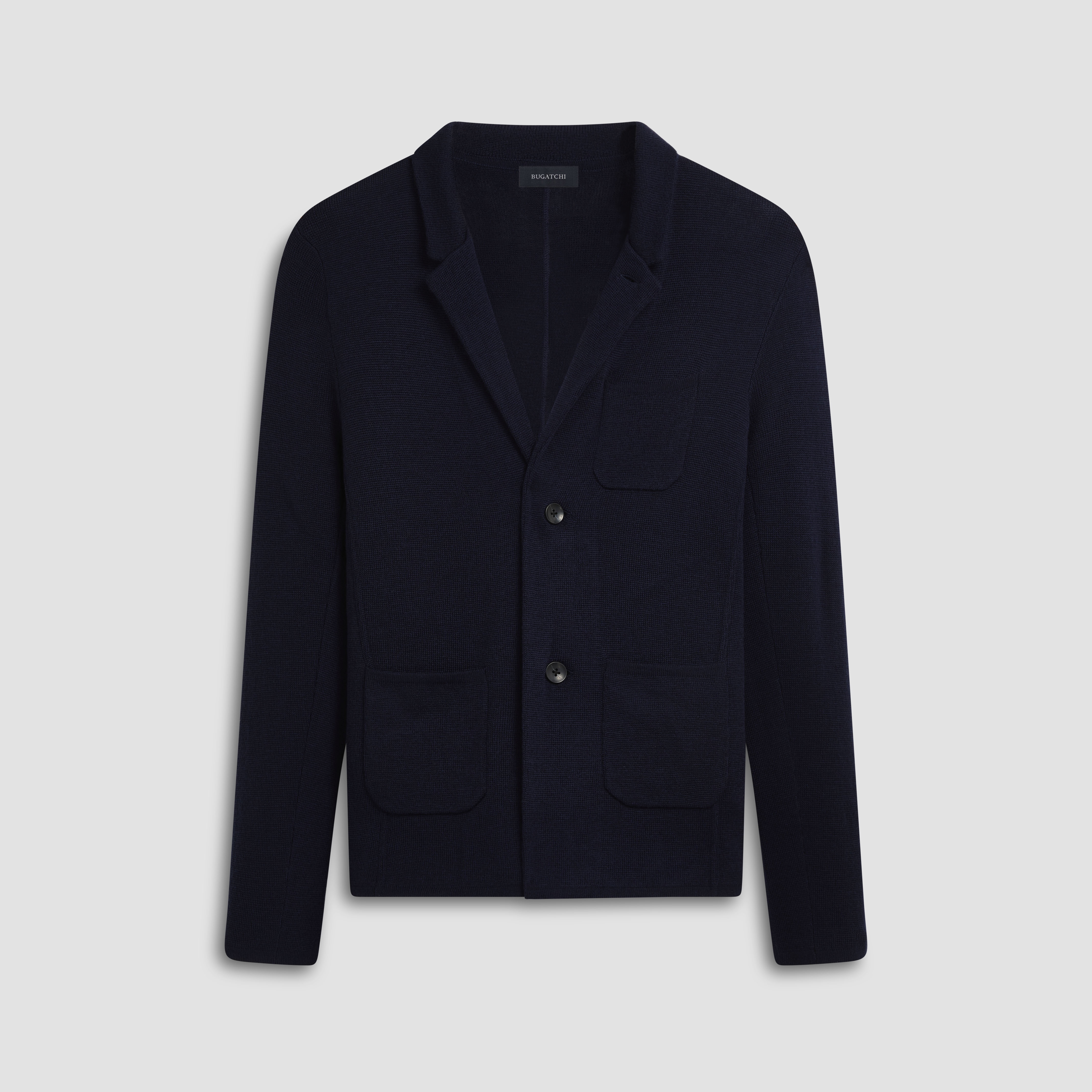 Navy sweater blazer hotsell