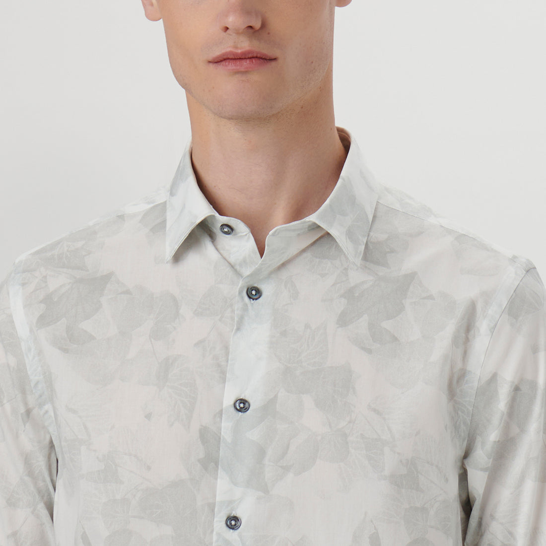 Julian Leaf Print Shirt