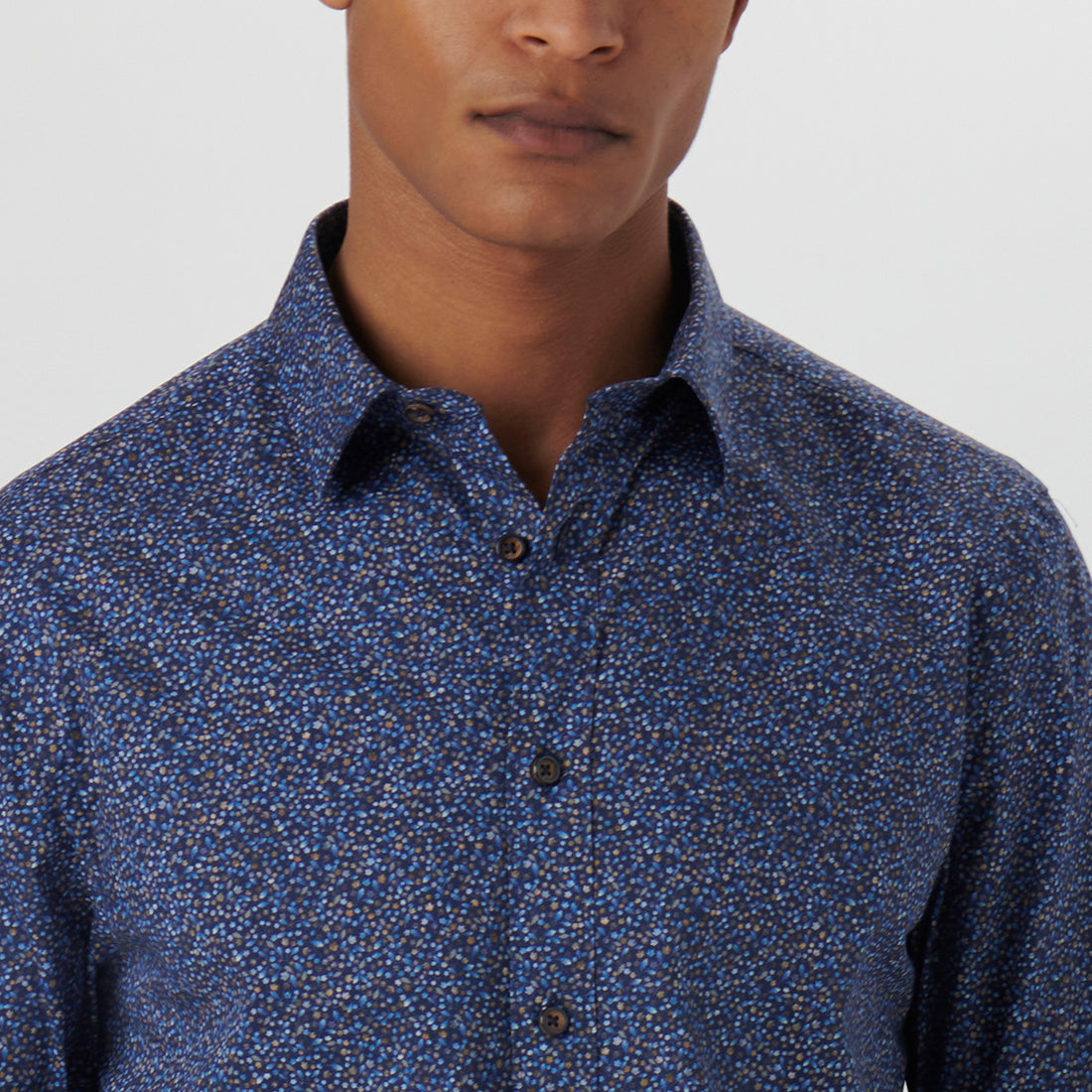 Julian Leaf Print Shirt