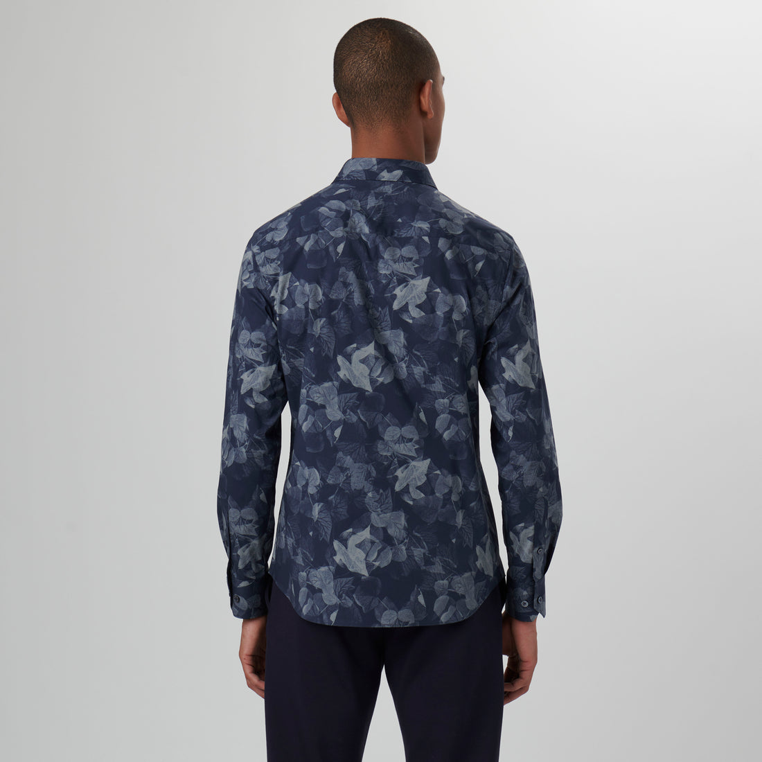 Axel Leaf Print Shirt