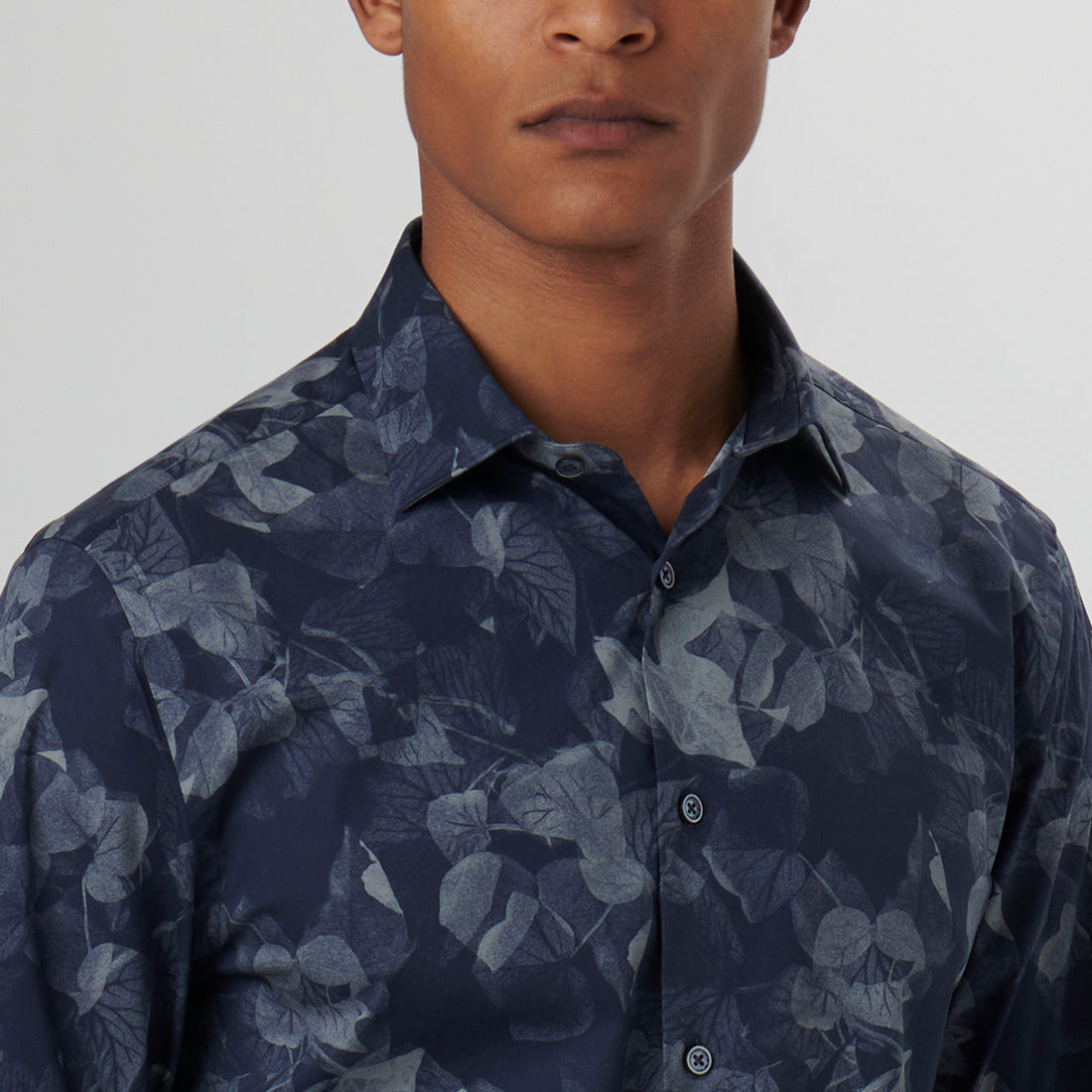 Axel Leaf Print Shirt