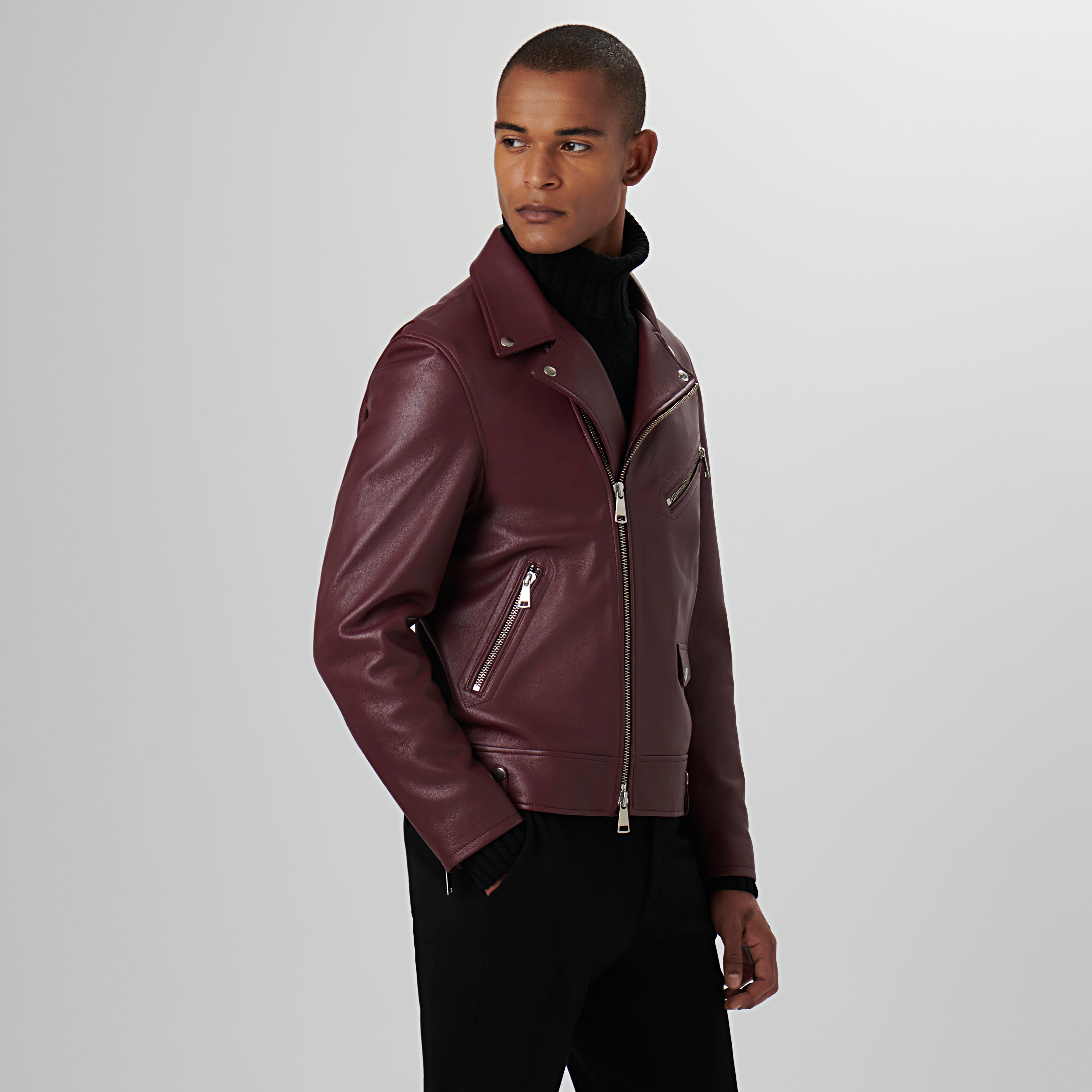 Leather Jacket – Biker BUGATCHI
