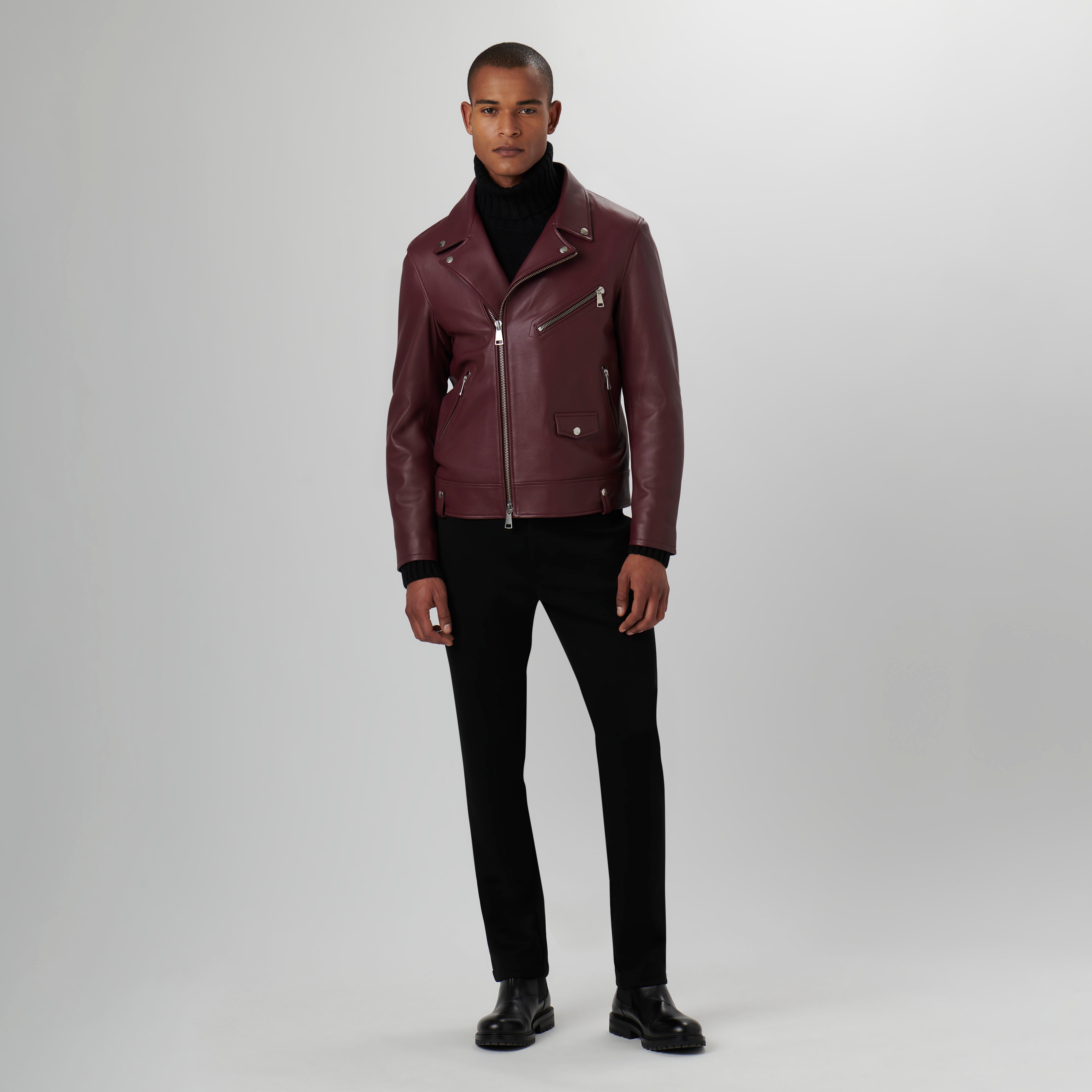 Jacket – BUGATCHI Leather Biker
