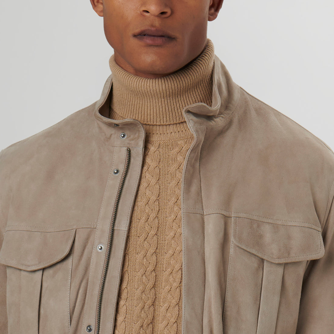 Suede Field Jacket