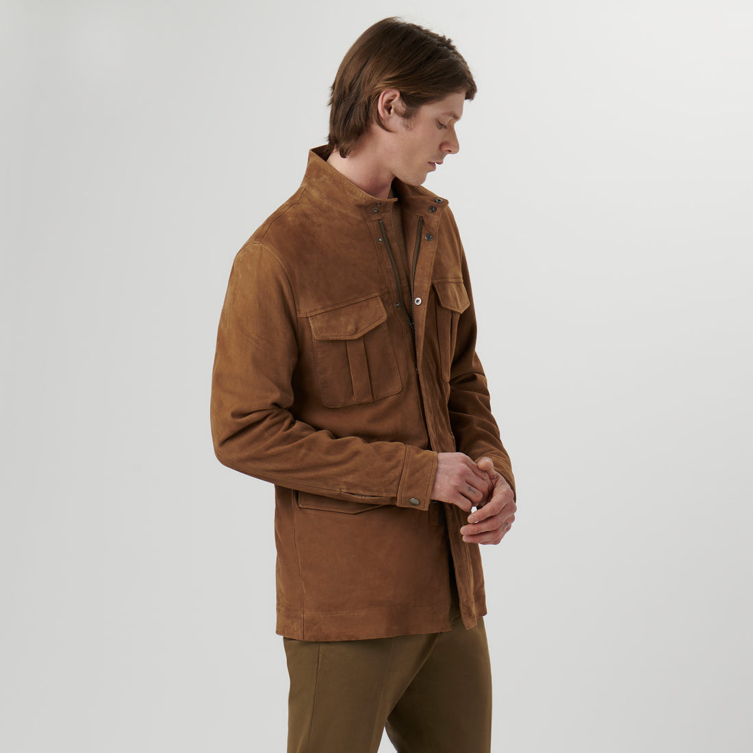 Suede Field Jacket